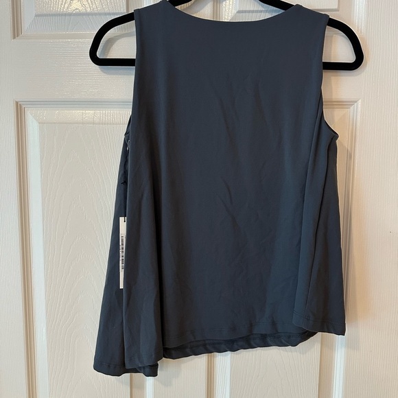 Susana Monaco Asymmetrical Dark Gray Tank Top Size Small NWT - Picture 2 of 5
